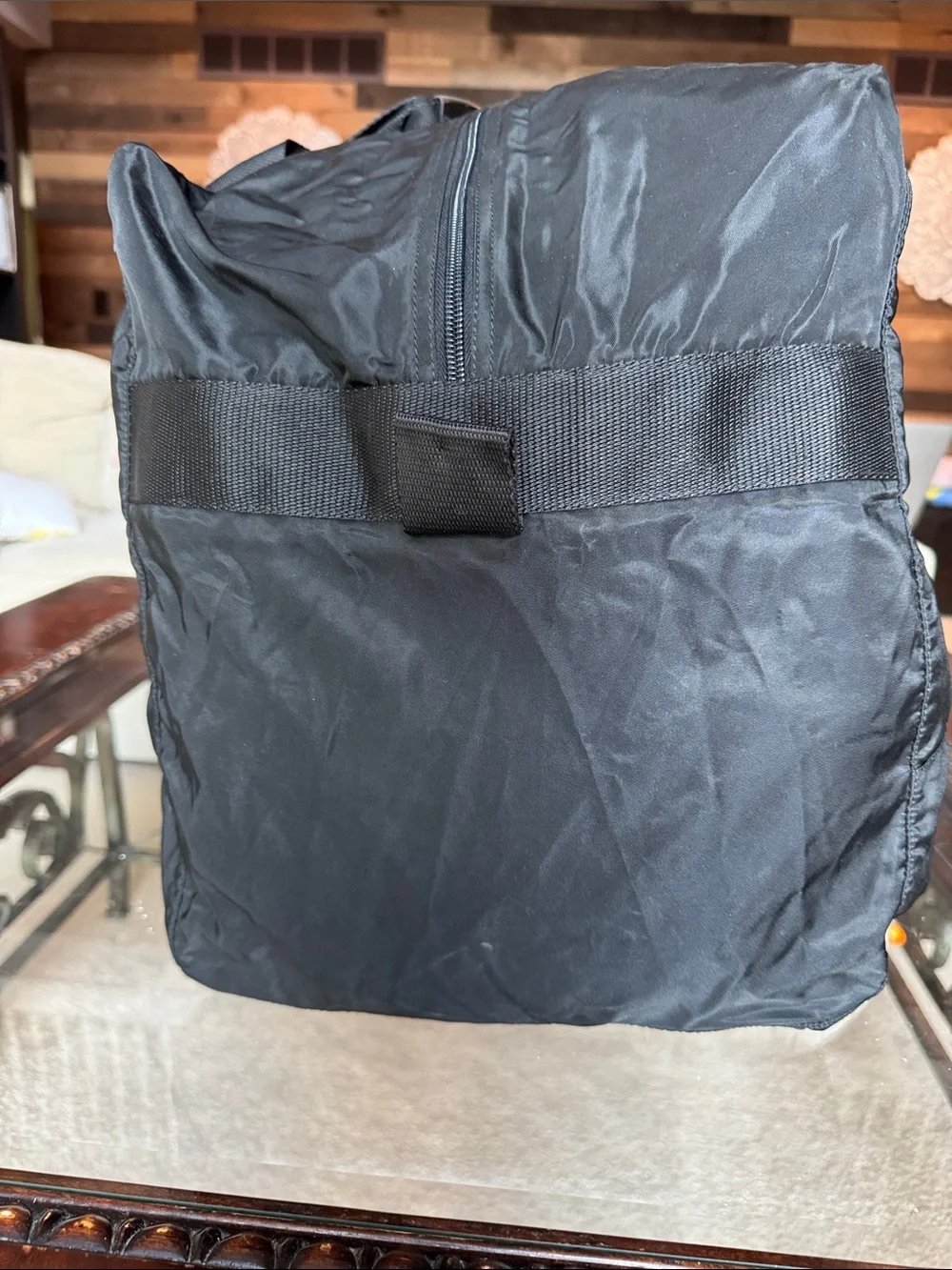 Prada Black Nylon Weekend/Travel Duffle Bag